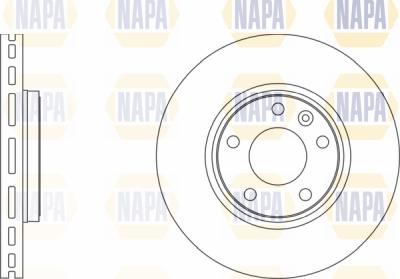 NAPA PBD8421 - Гальмівний диск avtolavka.club
