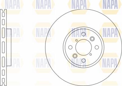 NAPA PBD8563 - Гальмівний диск avtolavka.club