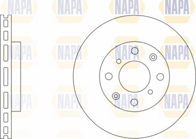 NAPA PBD8505 - Гальмівний диск avtolavka.club