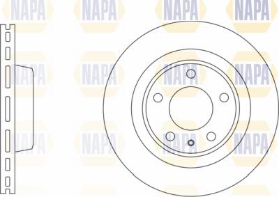 NAPA PBD8532 - Гальмівний диск avtolavka.club