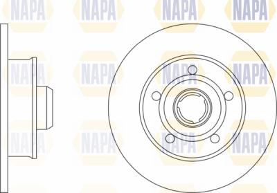 NAPA PBD8603 - Гальмівний диск avtolavka.club