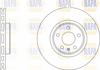 NAPA PBD8615 - Гальмівний диск avtolavka.club