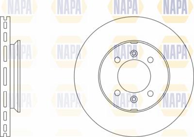 NAPA PBD8635 - Гальмівний диск avtolavka.club