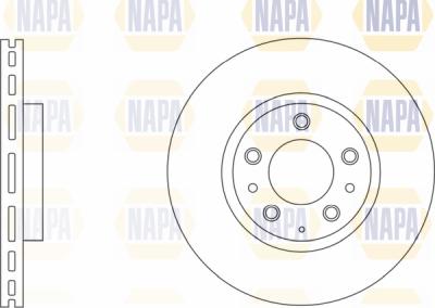 NAPA PBD8638 - Гальмівний диск avtolavka.club