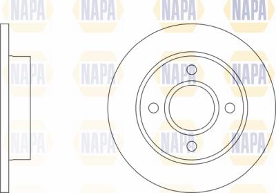 NAPA PBD8045 - Гальмівний диск avtolavka.club