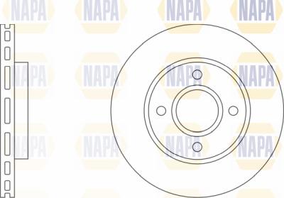 NAPA PBD8051 - Гальмівний диск avtolavka.club
