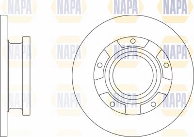 NAPA PBD8086 - Гальмівний диск avtolavka.club