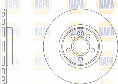 NAPA PBD8067 - Гальмівний диск avtolavka.club