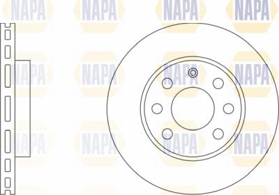NAPA PBD8029 - Гальмівний диск avtolavka.club