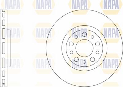 NAPA PBD8153 - Гальмівний диск avtolavka.club