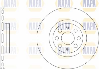 NAPA PBD8167 - Гальмівний диск avtolavka.club