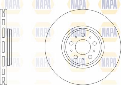 NAPA PBD8136 - Гальмівний диск avtolavka.club