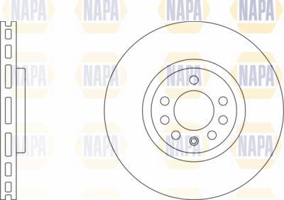 NAPA PBD8176 - Гальмівний диск avtolavka.club