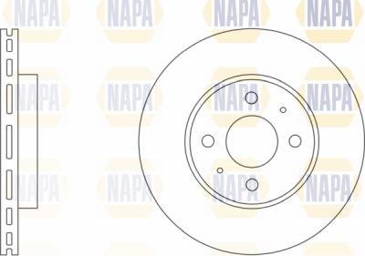 NAPA PBD8170 - Гальмівний диск avtolavka.club