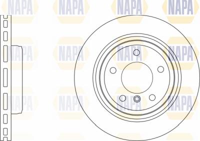 NAPA PBD8369 - Гальмівний диск avtolavka.club