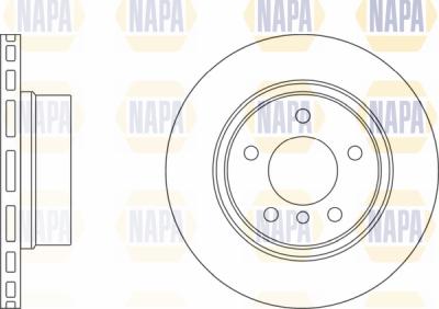 NAPA PBD8367 - Гальмівний диск avtolavka.club