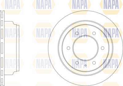 NAPA PBD8306 - Гальмівний диск avtolavka.club