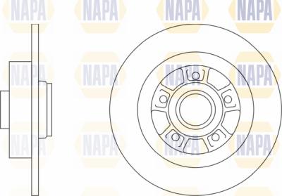 NAPA PBD8303 - Гальмівний диск avtolavka.club