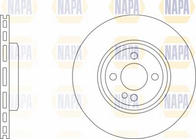 NAPA PBD8337 - Гальмівний диск avtolavka.club