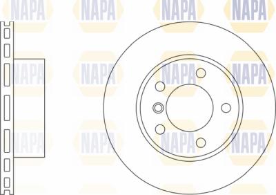 NAPA PBD8328 - Гальмівний диск avtolavka.club