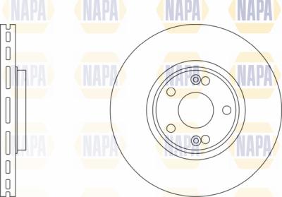 NAPA PBD8297 - Гальмівний диск avtolavka.club