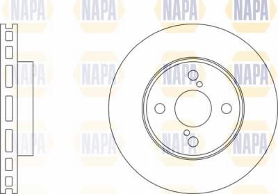 NAPA PBD8258 - Гальмівний диск avtolavka.club