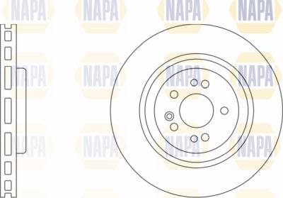 NAPA PBD8210 - Гальмівний диск avtolavka.club