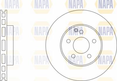 NAPA PBD8229 - Гальмівний диск avtolavka.club