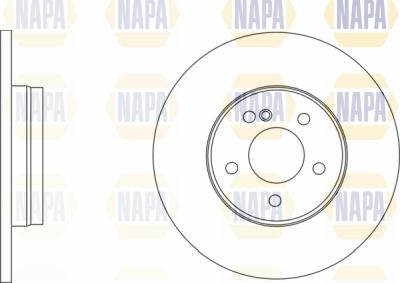 NAPA PBD8227 - Гальмівний диск avtolavka.club