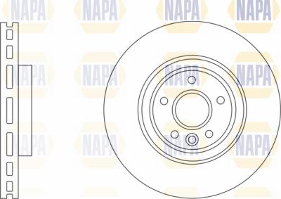 NAPA PBD8756 - Гальмівний диск avtolavka.club