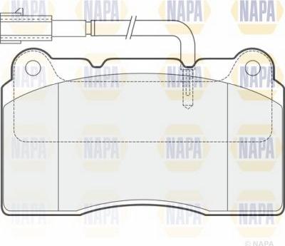 NAPA PBP7943 - Гальмівні колодки, дискові гальма avtolavka.club