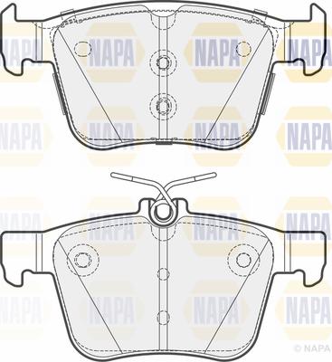 NAPA PBP7440 - Гальмівні колодки, дискові гальма avtolavka.club