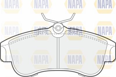 NAPA PBP7452 - Гальмівні колодки, дискові гальма avtolavka.club