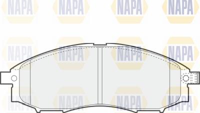 NAPA PBP7469 - Гальмівні колодки, дискові гальма avtolavka.club