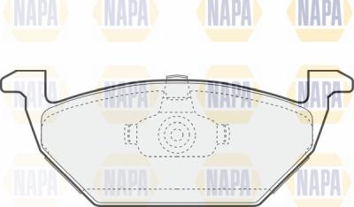 NAPA PBP7406 - Гальмівні колодки, дискові гальма avtolavka.club