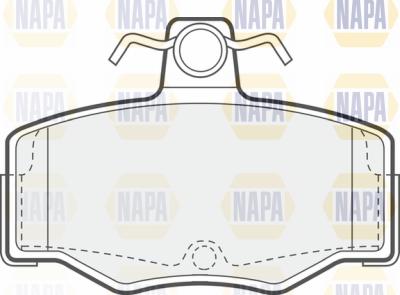 NAPA PBP7487 - Гальмівні колодки, дискові гальма avtolavka.club