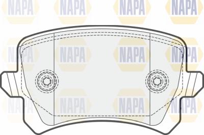 NAPA PBP7436 - Гальмівні колодки, дискові гальма avtolavka.club