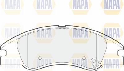 NAPA PBP7427 - Гальмівні колодки, дискові гальма avtolavka.club