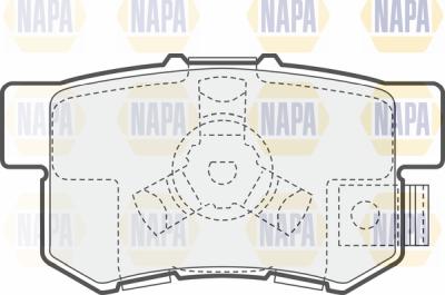 NAPA PBP7473 - Гальмівні колодки, дискові гальма avtolavka.club