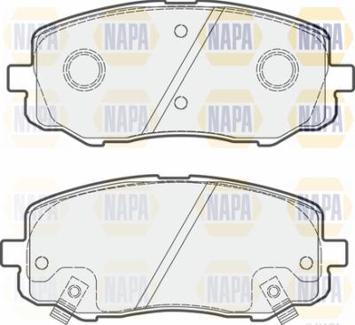 NAPA PBP7529 - Гальмівні колодки, дискові гальма avtolavka.club