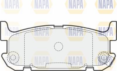 NAPA PBP7654 - Гальмівні колодки, дискові гальма avtolavka.club