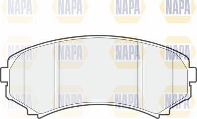 NAPA PBP7662 - Гальмівні колодки, дискові гальма avtolavka.club