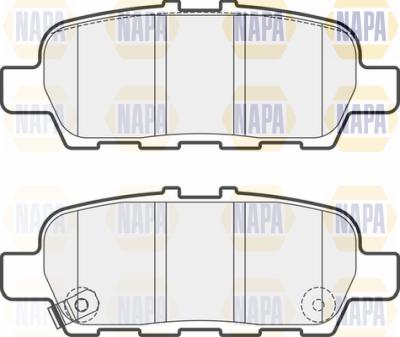 NAPA PBP7600 - Гальмівні колодки, дискові гальма avtolavka.club