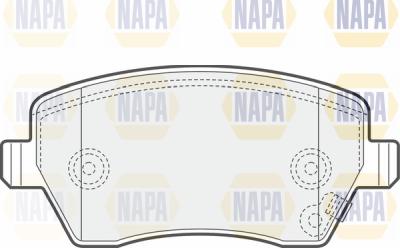 NAPA PBP7611 - Гальмівні колодки, дискові гальма avtolavka.club
