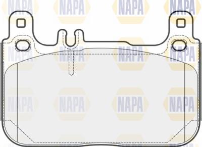 NAPA PBP7683 - Гальмівні колодки, дискові гальма avtolavka.club