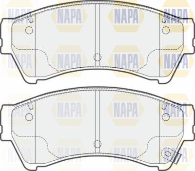 NAPA PBP7633 - Гальмівні колодки, дискові гальма avtolavka.club
