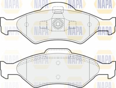 NAPA PBP7045 - Гальмівні колодки, дискові гальма avtolavka.club