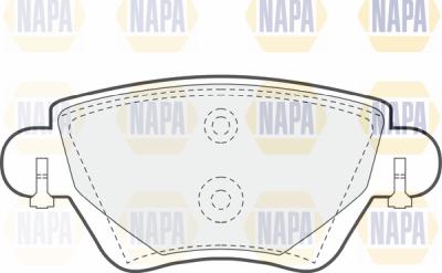 NAPA PBP7051 - Гальмівні колодки, дискові гальма avtolavka.club