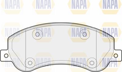 NAPA PBP7060 - Гальмівні колодки, дискові гальма avtolavka.club