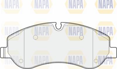 NAPA PBP7088 - Гальмівні колодки, дискові гальма avtolavka.club